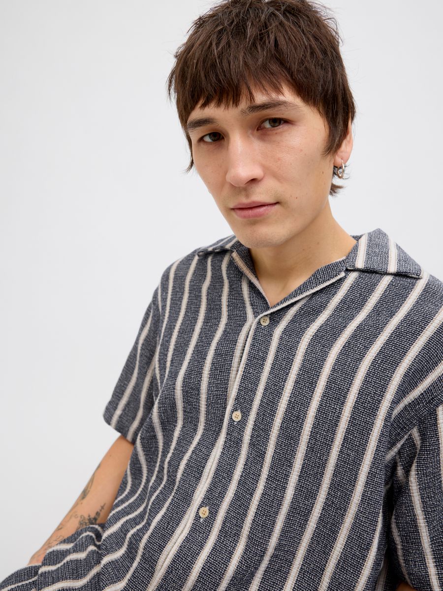 JJECOBA STRIPE RESORT SHIRT SS SN - Image 4