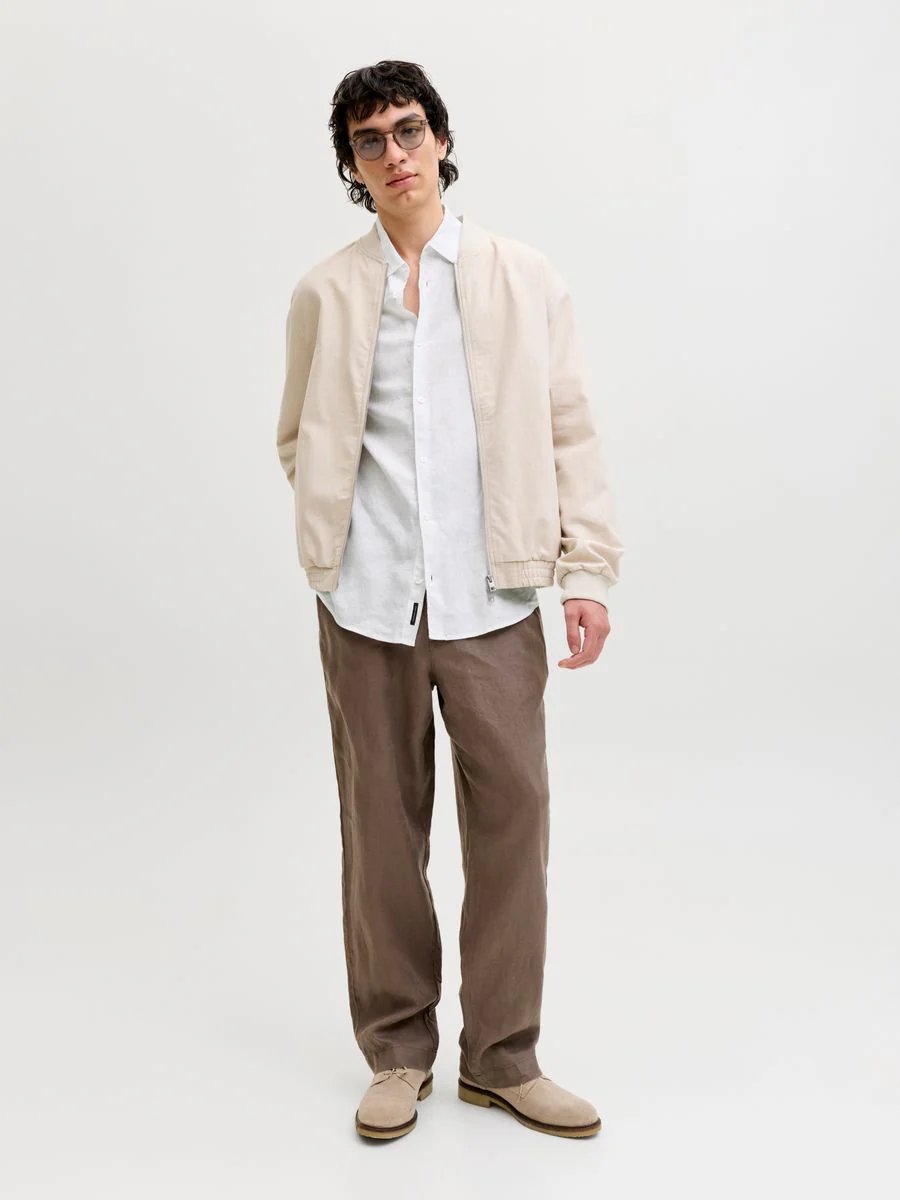 JPRBLALAWRENCE LINEN LS SHIRT SN - Image 6