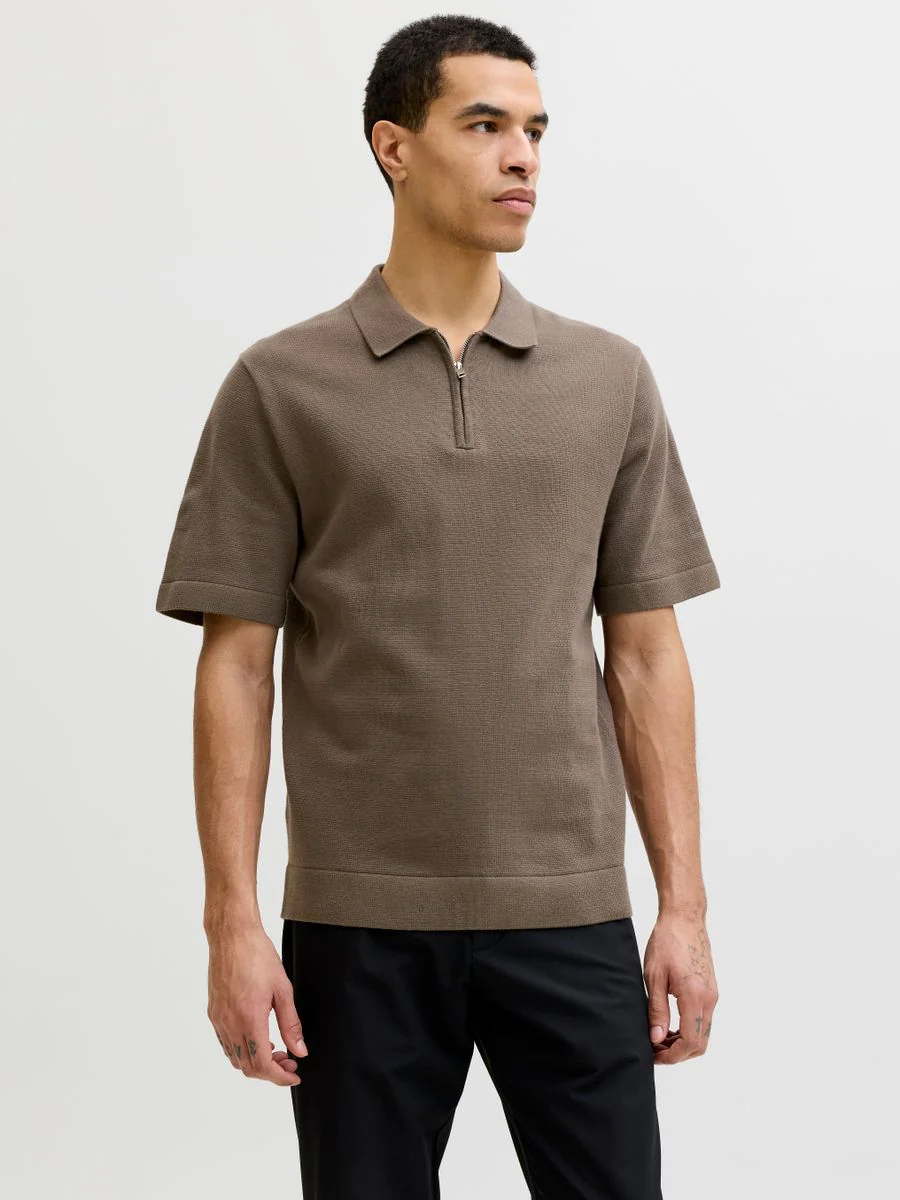 JPRBLAMILANO SPRING KNIT ZIP POLO S - Image 2