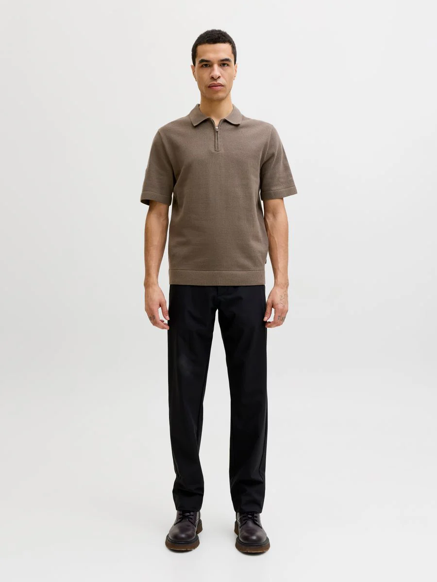 JPRBLAMILANO SPRING KNIT ZIP POLO S - Image 6