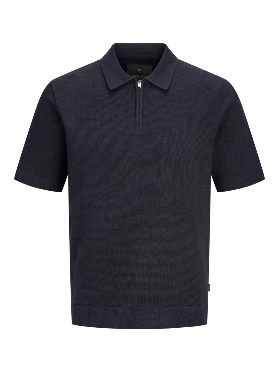 JPRBLAMILANO SPRING KNIT ZIP POLO S - Image 8