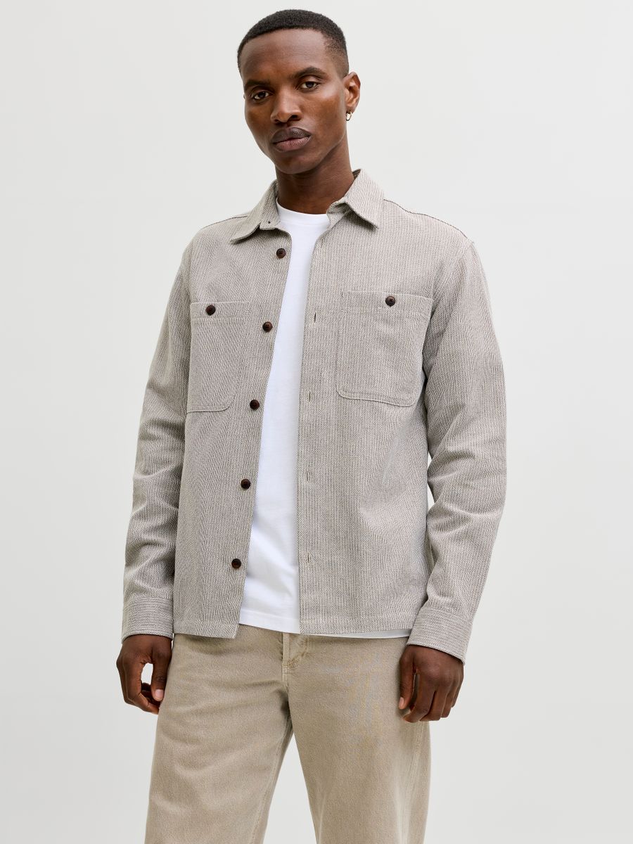 JPRBLURAYLE LINEN BL. SOLID LS SHIR - Image 2