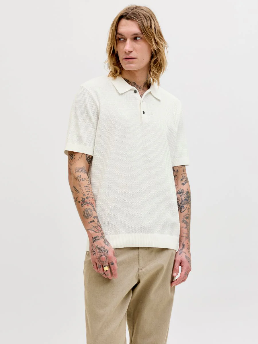 JPRBLURILEY KNIT POLO SS SN - Image 2