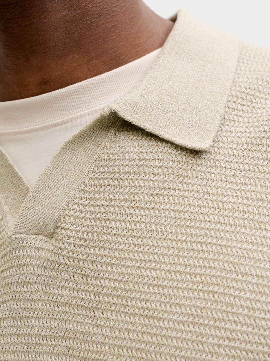 JPRBLURILEY KNIT SPLIT NECK LS SN - Image 3