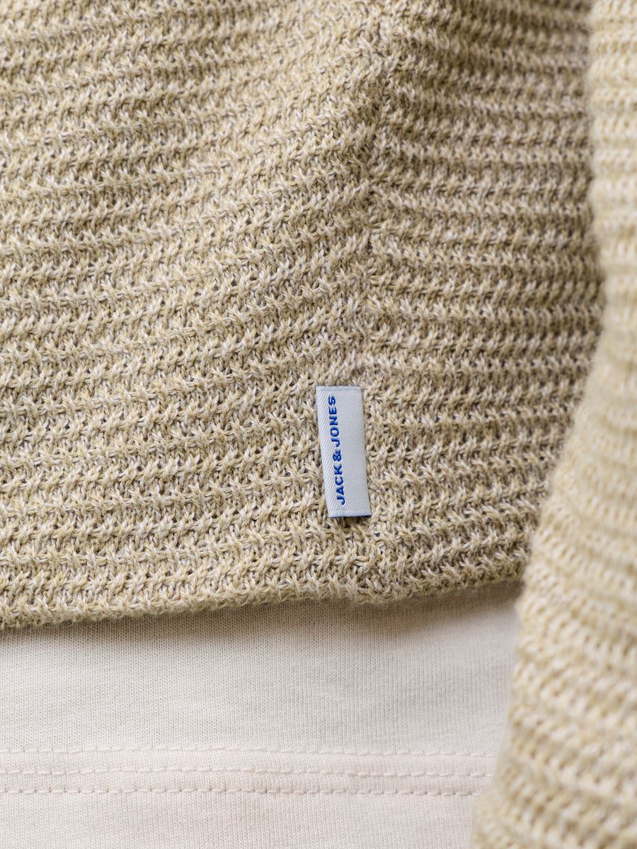 JPRBLURILEY KNIT SPLIT NECK LS SN - Image 4