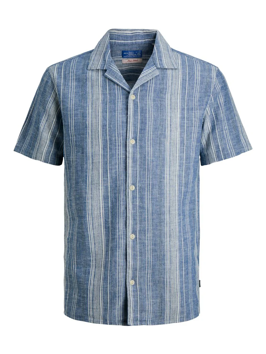 JPRBLUSUMMER LIN. BLEN DOBBY SS SHIRT SN