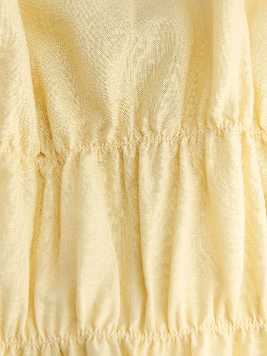 JXALMIRA LINEN BLEND TIE SL TOP WVN - Image 2