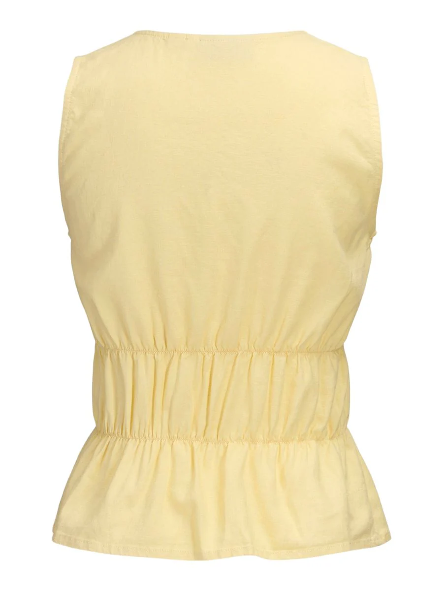 JXALMIRA LINEN BLEND TIE SL TOP WVN - Image 3