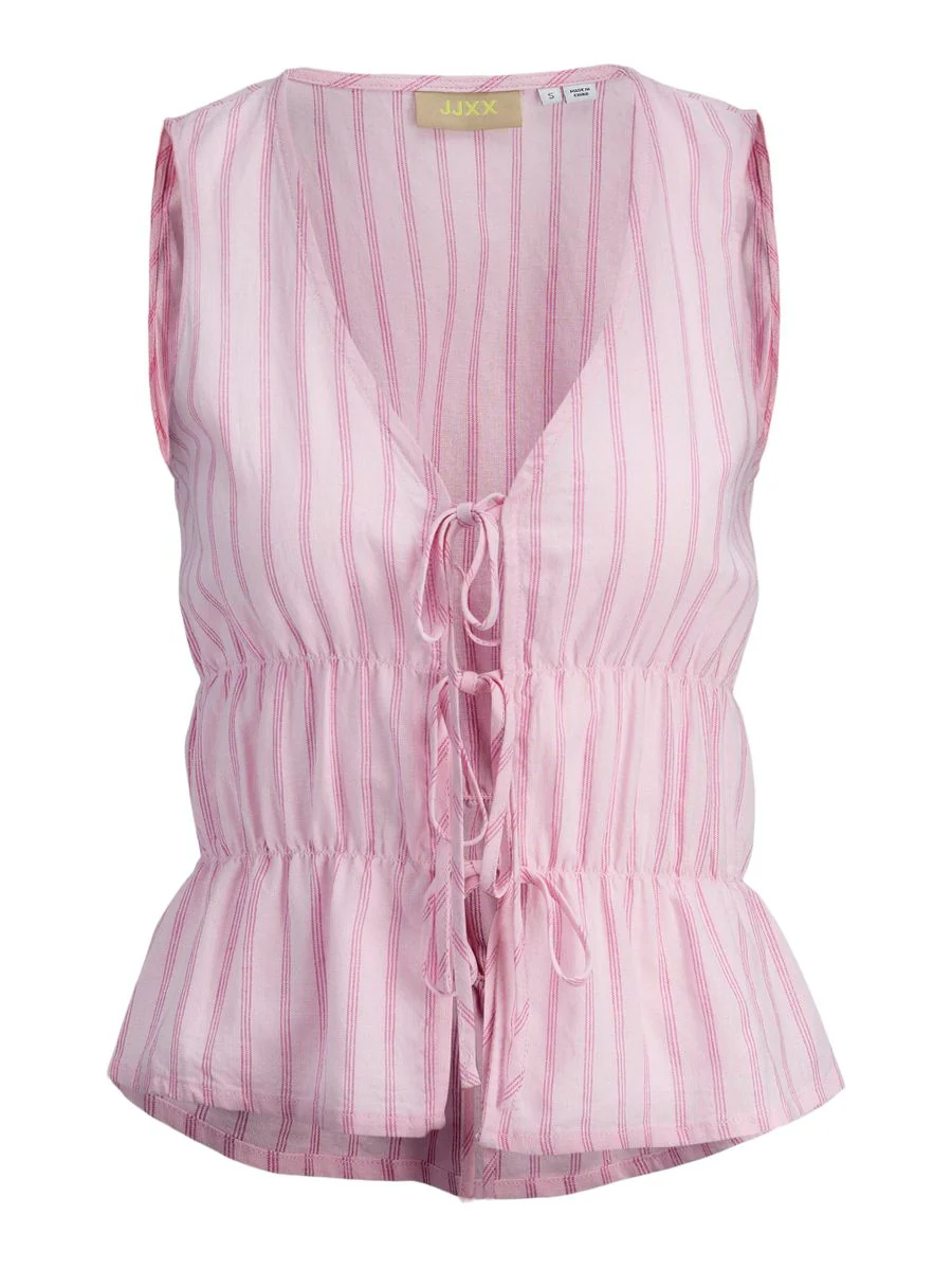 JXALMIRA LINEN BLEND TIE SL TOP WVN - Image 9