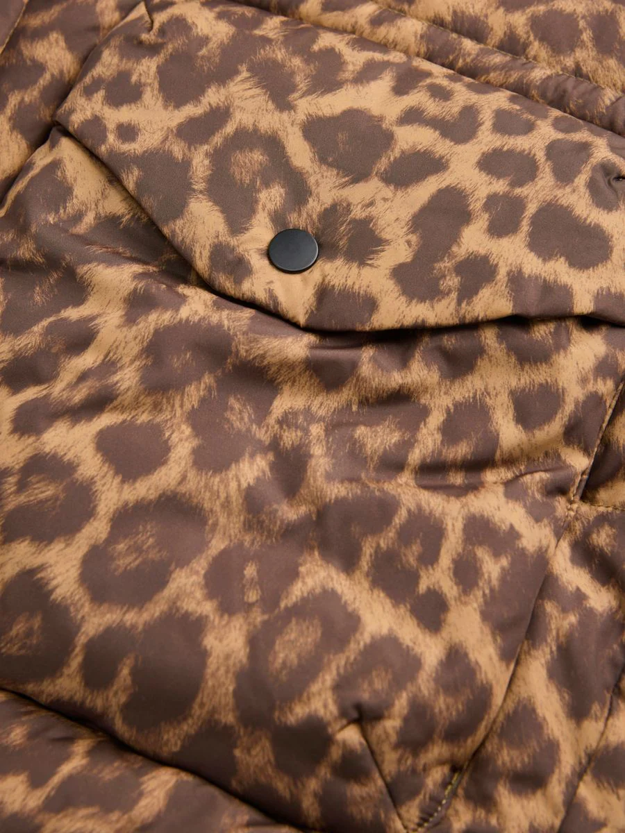 JXANA LEOPARD PUFFER JACKET OTW - Image 3