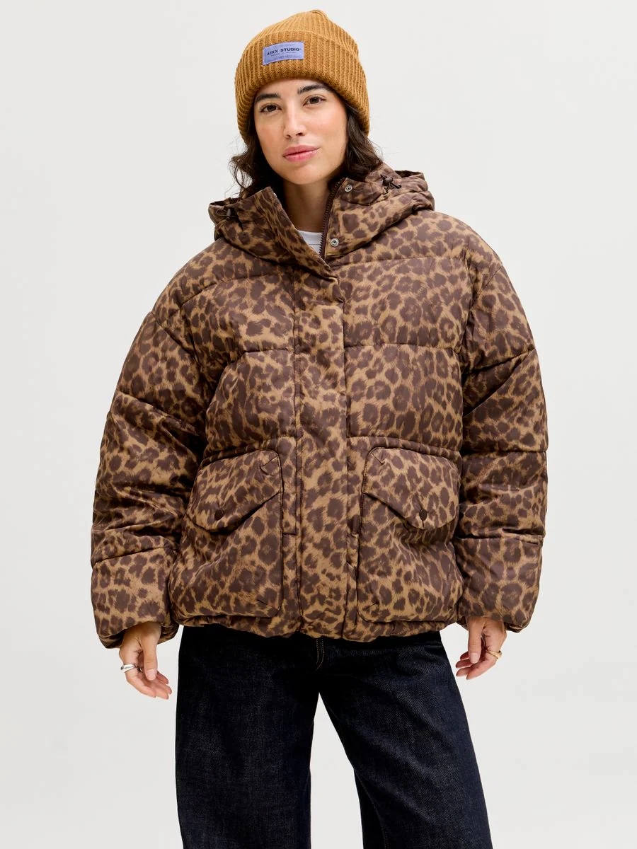 JXANA LEOPARD PUFFER JACKET OTW - Image 5