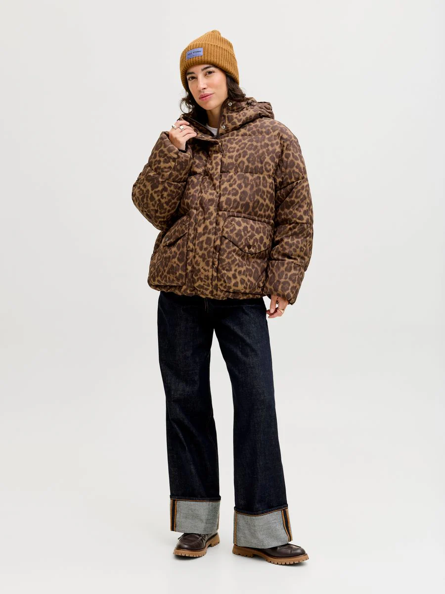 JXANA LEOPARD PUFFER JACKET OTW - Image 7