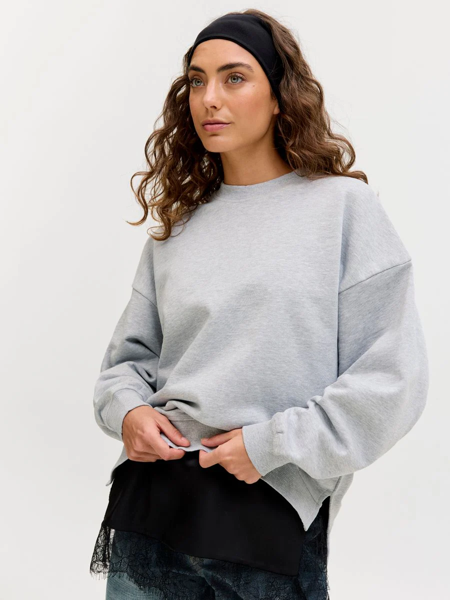 JXCORA OVERSIZE LS CREW SWT - Image 4
