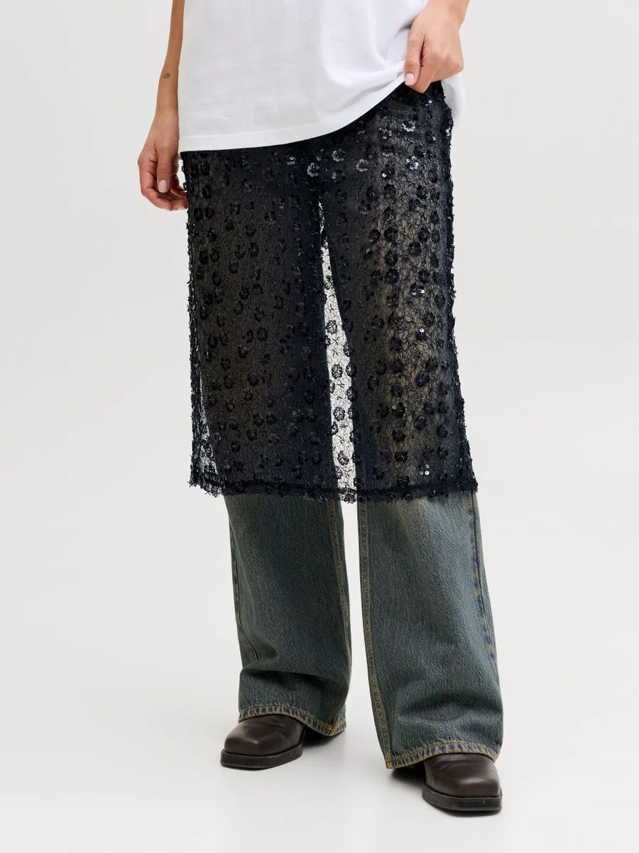 JXDREAM SEQUIN SKIRT WVN - Image 5