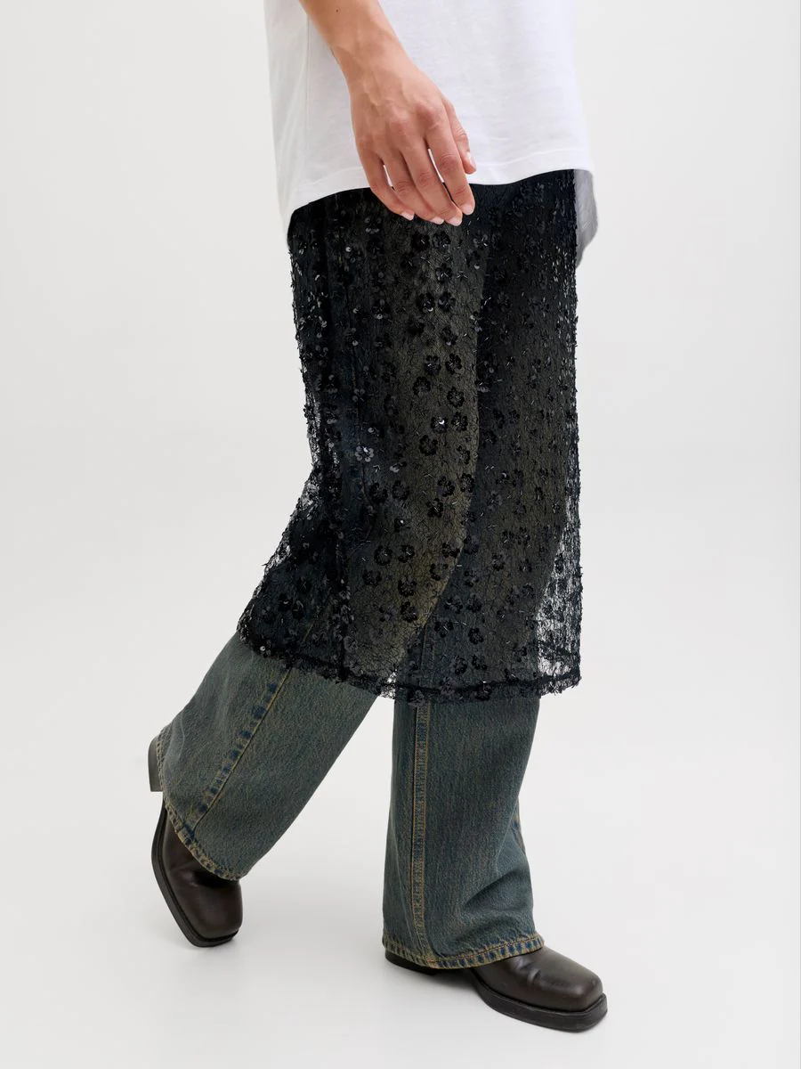 JXDREAM SEQUIN SKIRT WVN - Image 8