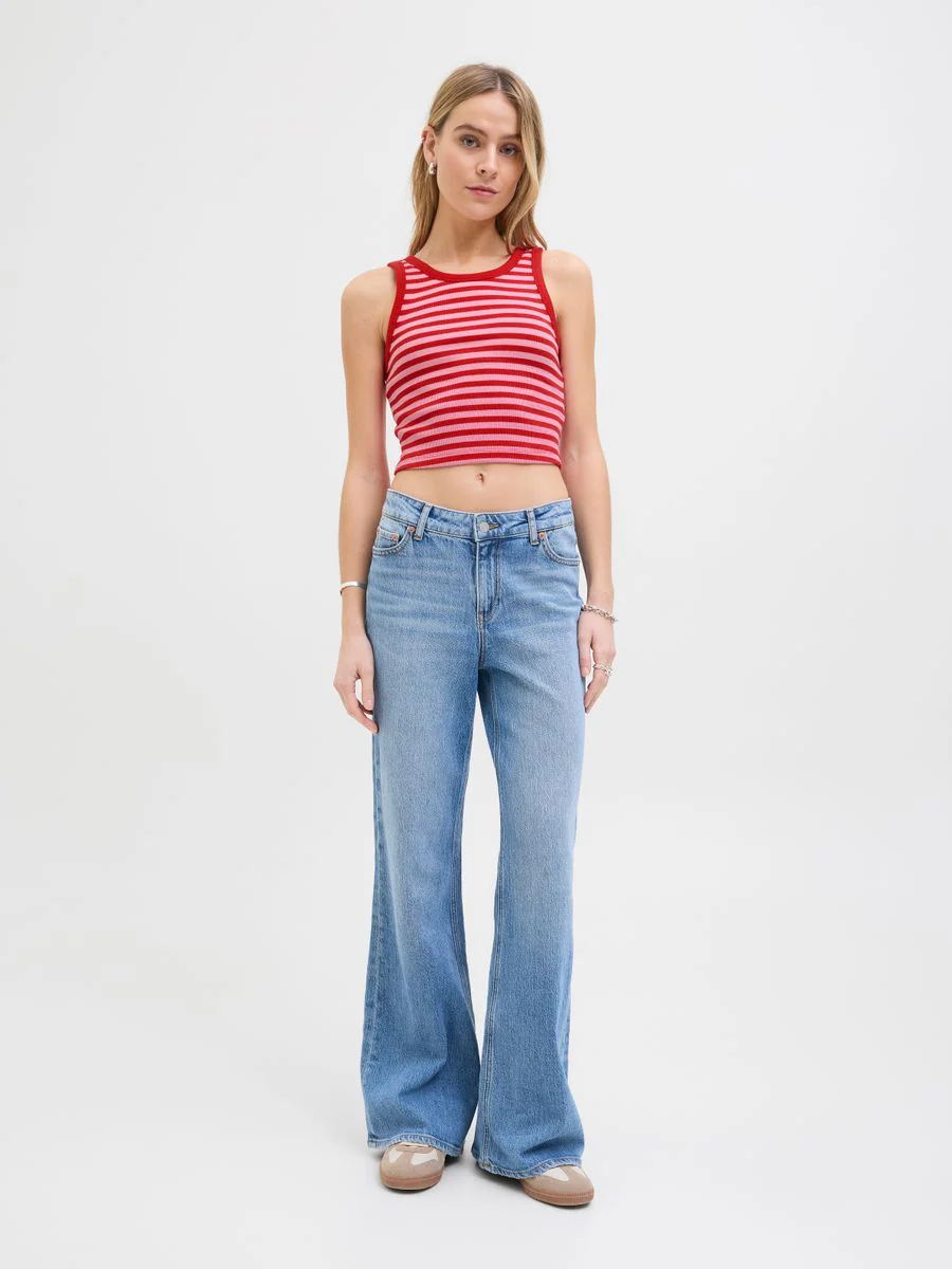 JXFALLON STR SL STRIPE RIB TOP JRS - Image 5