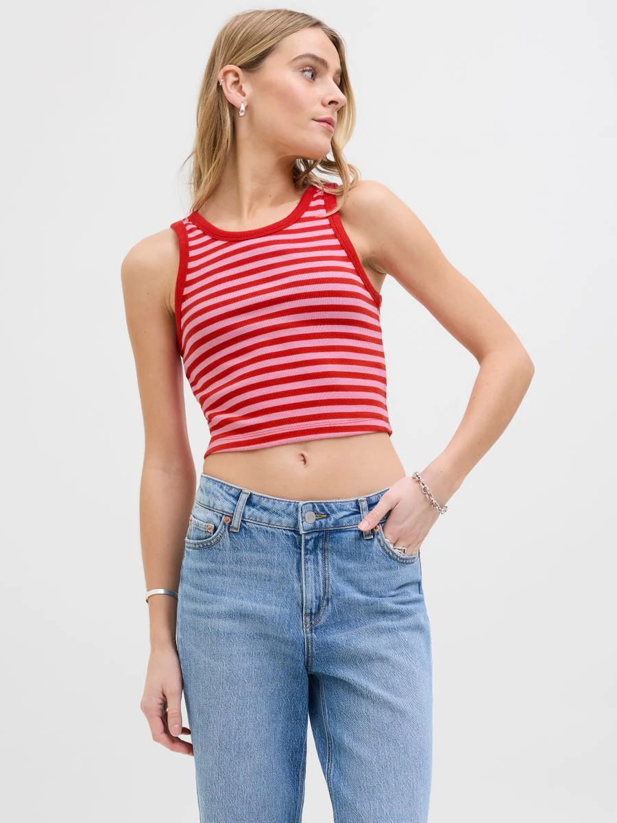 JXFALLON STR SL STRIPE RIB TOP JRS - Image 6