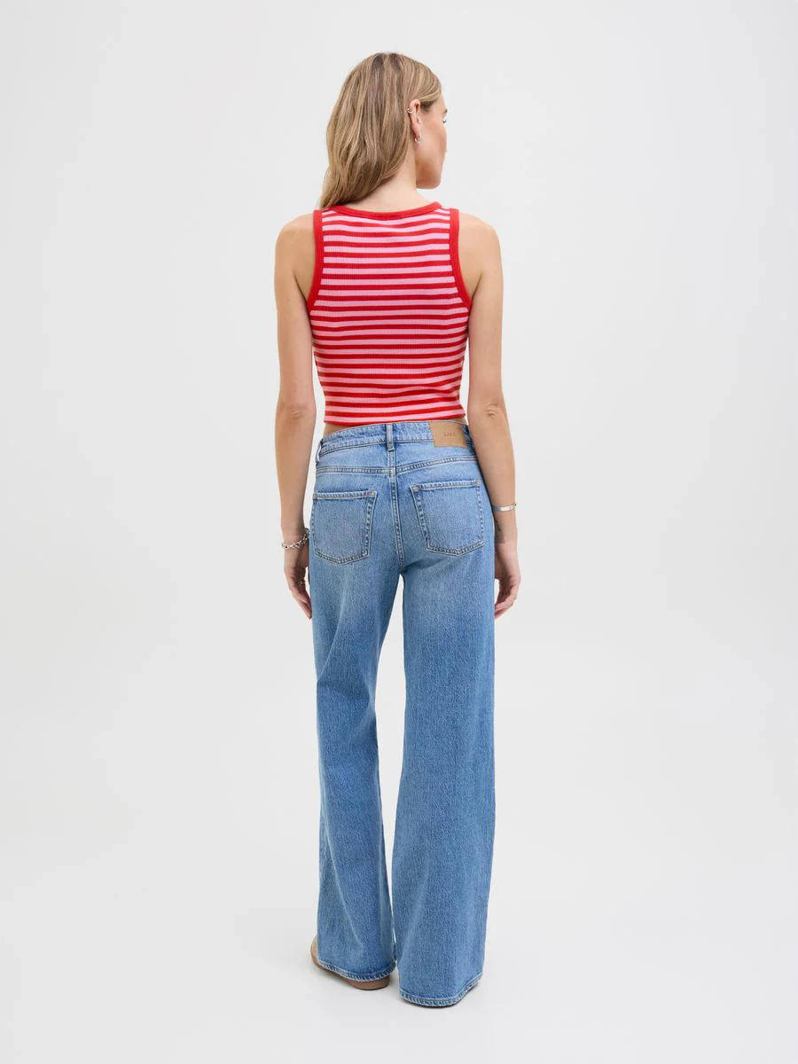 JXFALLON STR SL STRIPE RIB TOP JRS - Image 8