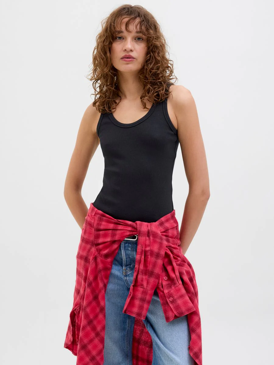 JXFRIDA SL U-NECK TOP JRS NOOS - Image 6