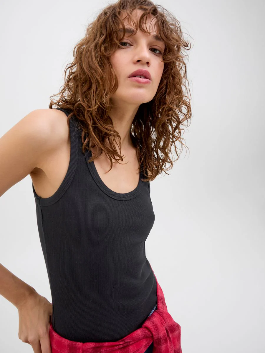 JXFRIDA SL U-NECK TOP JRS NOOS - Image 8