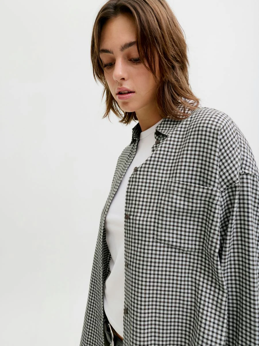 JXJAMIE CHECK FLANNEL LS SHIRT WVN - Image 7
