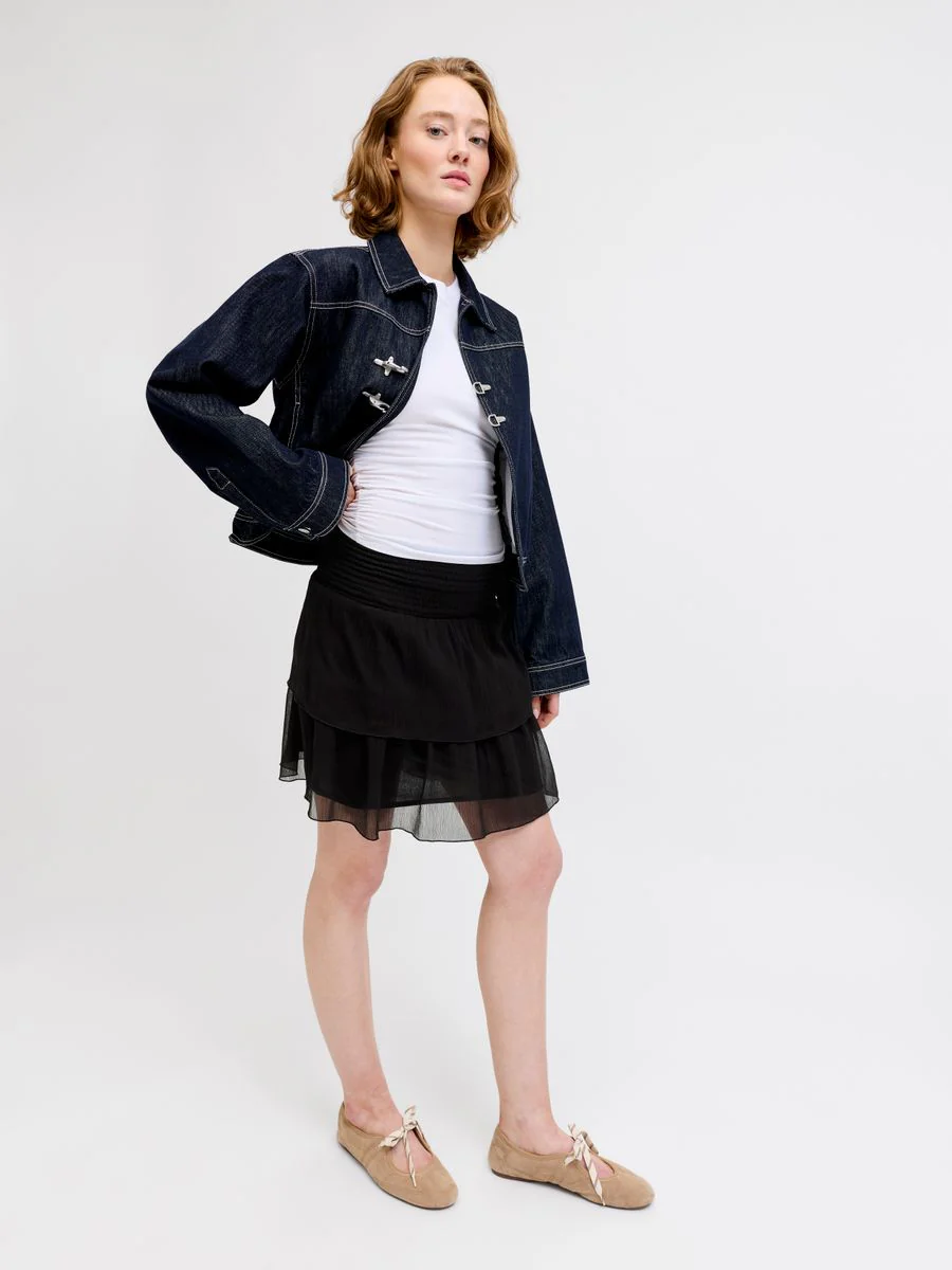 JXLANA CHIFFON MINI SKIRT WVN - Image 8