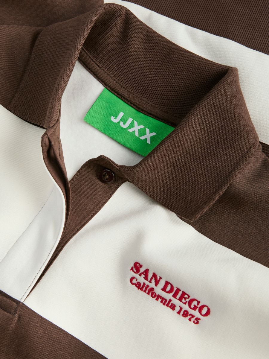 JXPALOMA LOOSE LS STRIPE POLO SWT - Image 3