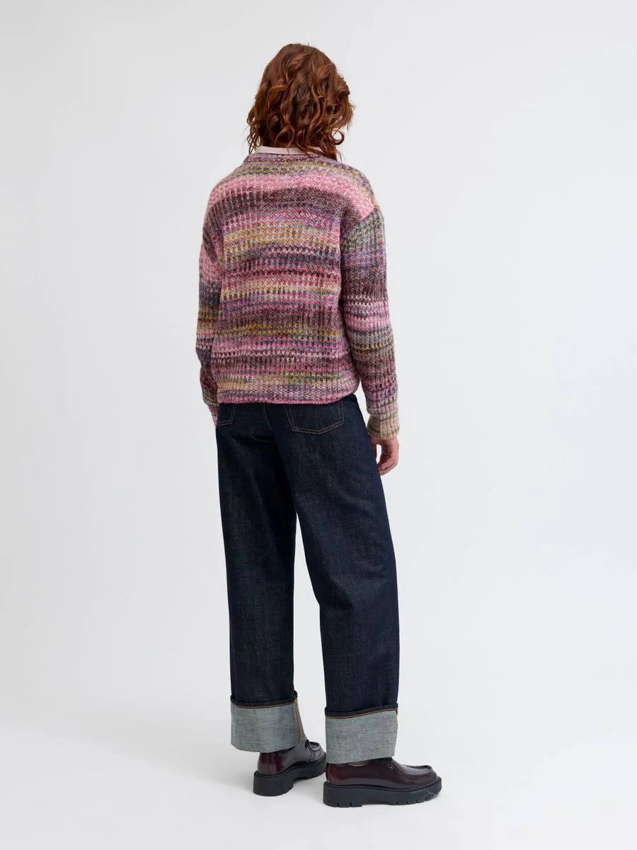 JXSIMONE SPACE DYE CREW NECK KNIT S - Image 6
