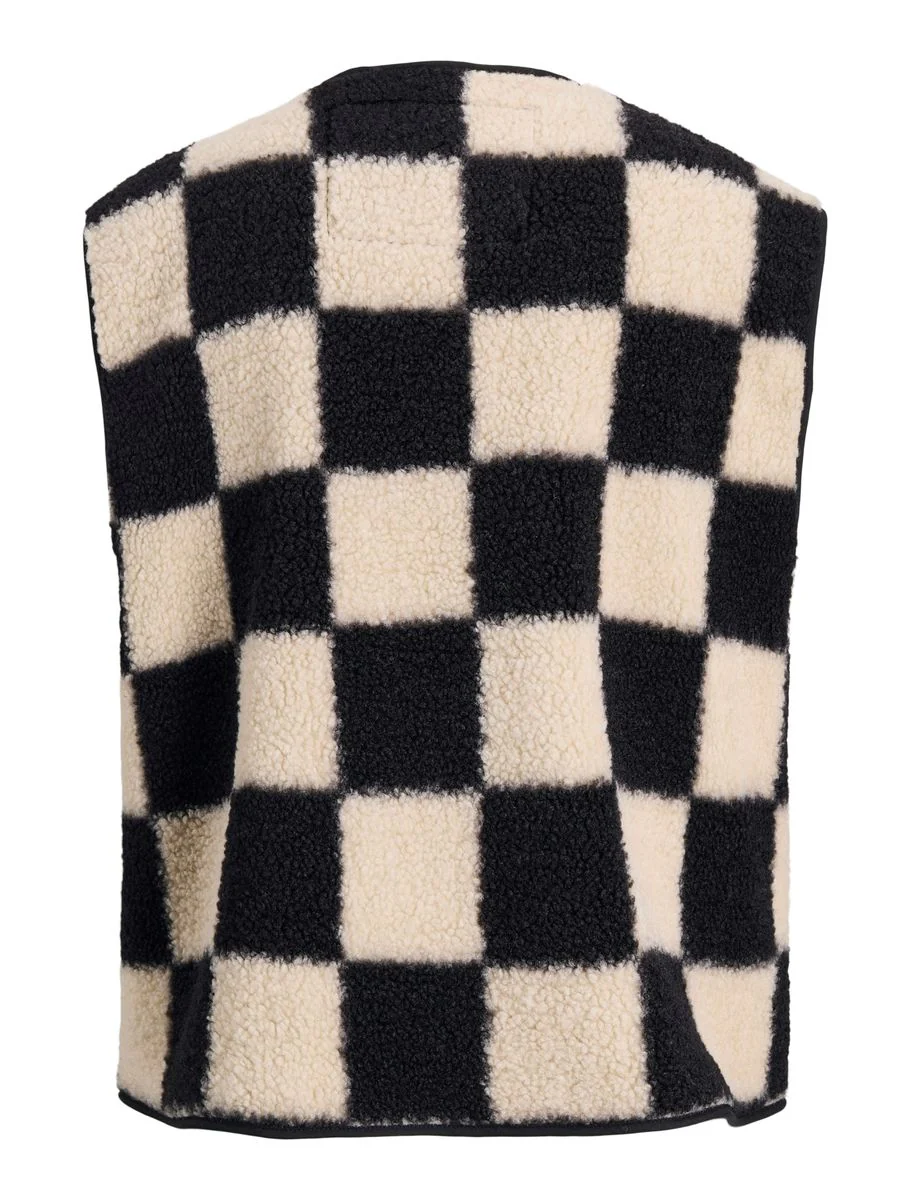JXVERA CHECK TEDDY VEST OTW - Image 2