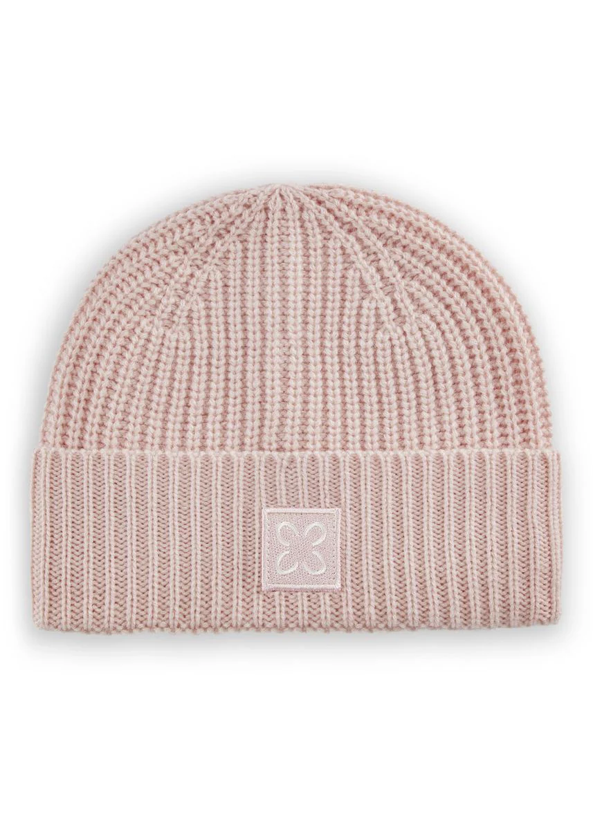 KNITTED HAT ACRYL/WOOL SOLID blue-2 - Image 6