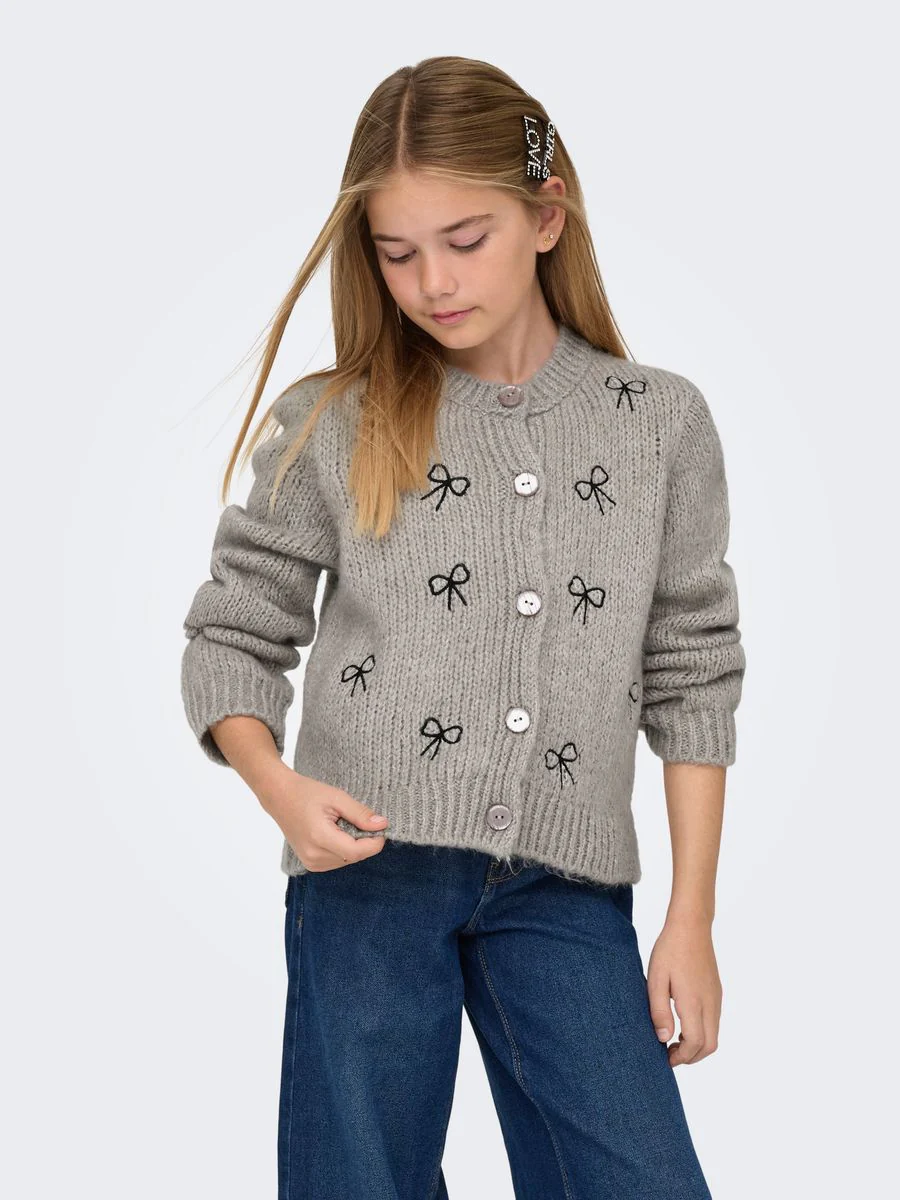KOGCODY L/S O-NECK BOW CARDIGAN KNT - Image 4