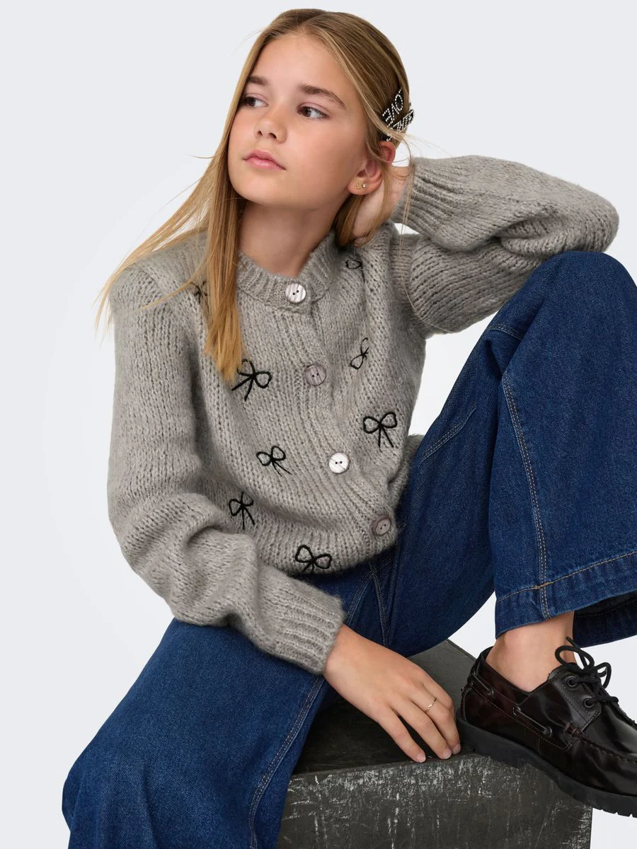KOGCODY L/S O-NECK BOW CARDIGAN KNT - Image 7