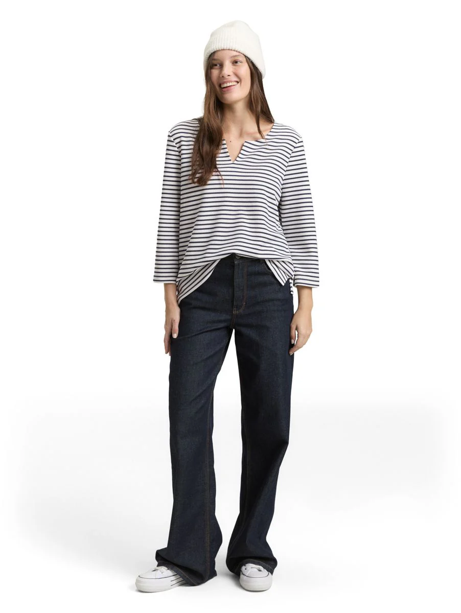 Langarmshirt mit Streifenmuster - Image 3