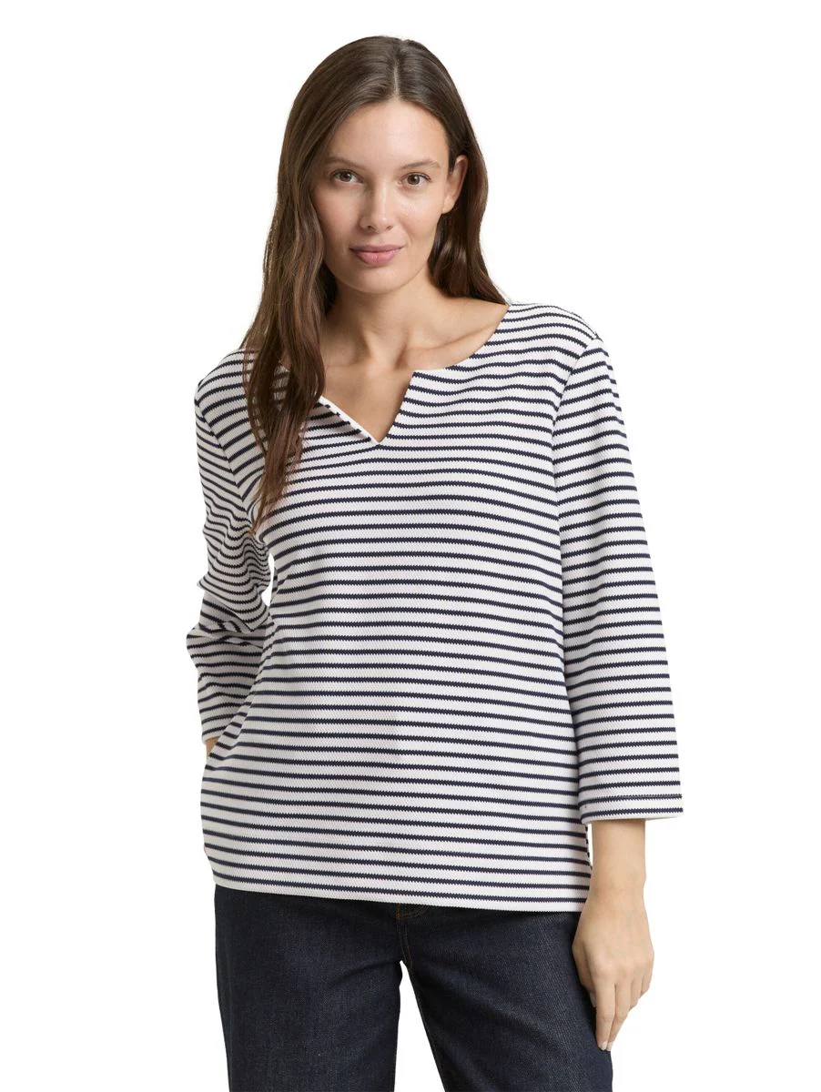 Langarmshirt mit Streifenmuster - Image 5