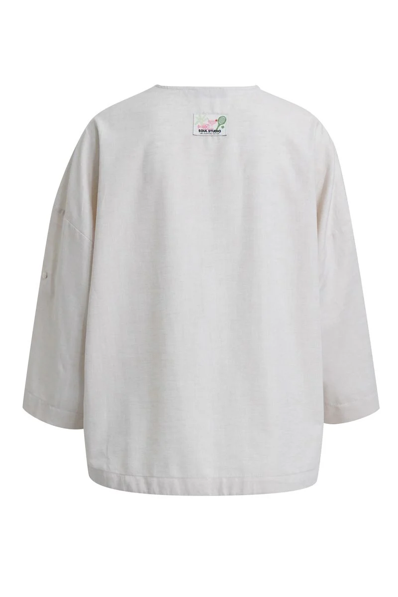 Linen Blended Jacket - Image 2