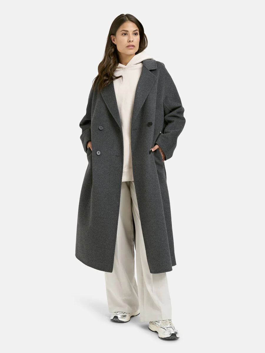 LONG WOOL BLENDED COAT - Image 5