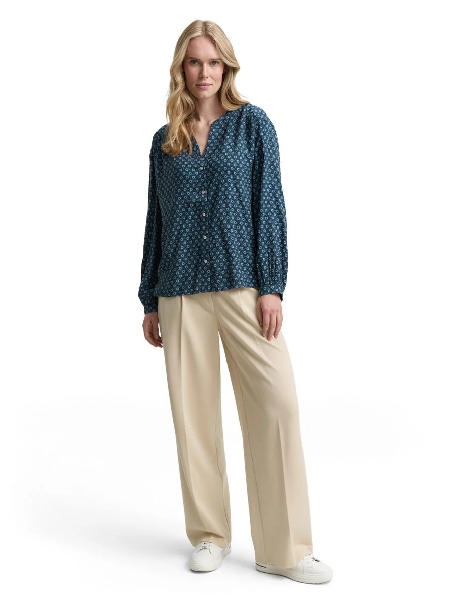 Loose Fit Bluse mit Muster - Image 3