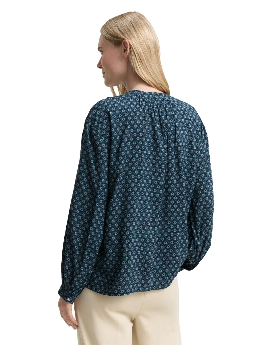 Loose Fit Bluse mit Muster - Image 4