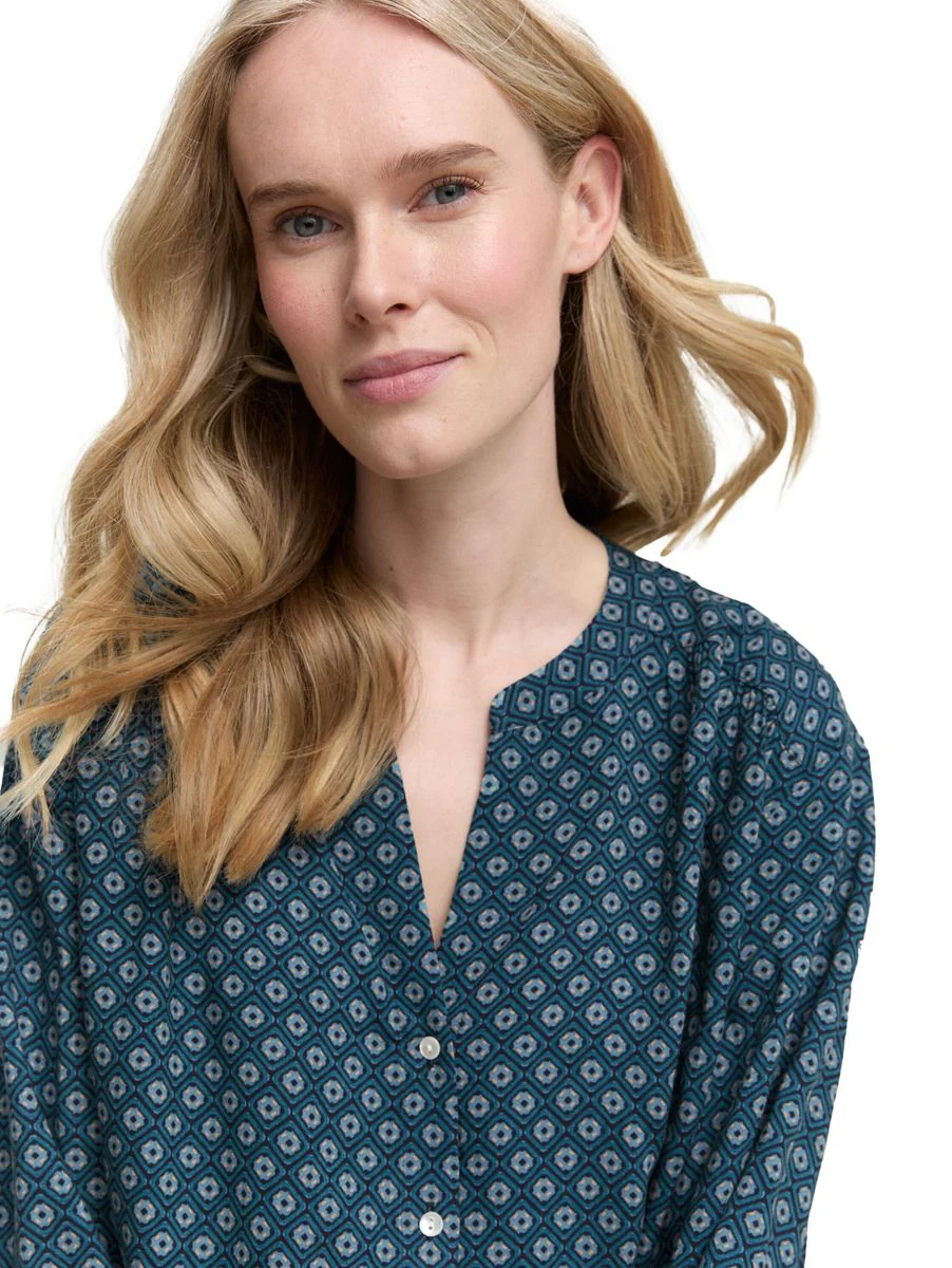 Loose Fit Bluse mit Muster - Image 5