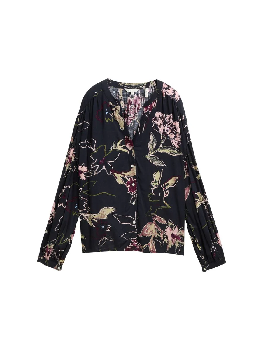 Loose Fit Bluse mit Muster - Image 7