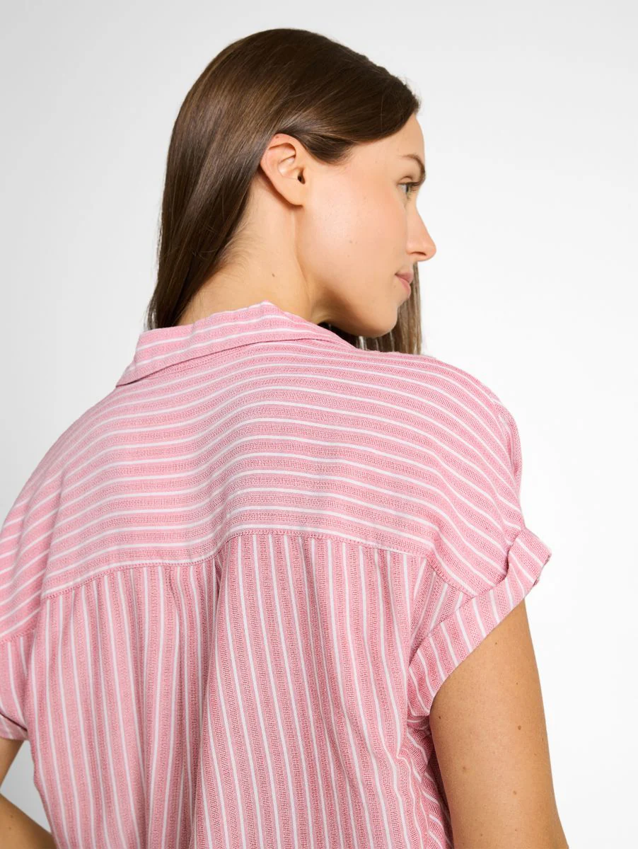 blouse striped shortsleeve - Image 5