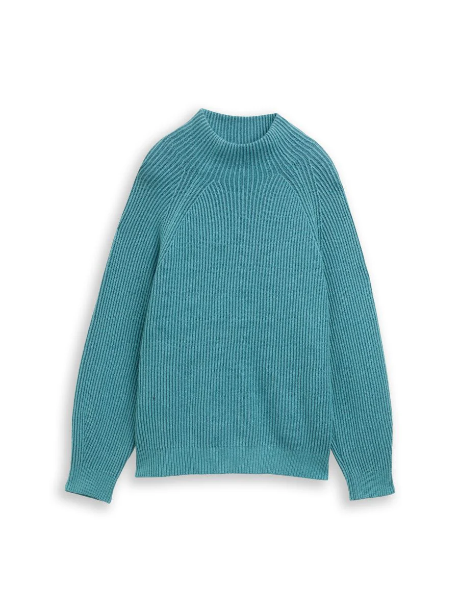 Knit plaited rib pullover - Image 8