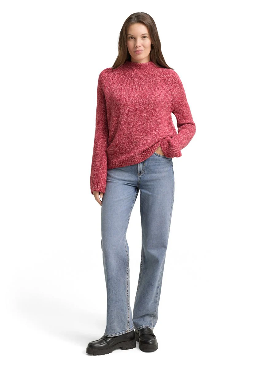 Loose Fit Strickpullover mit Wollanteil - Image 3
