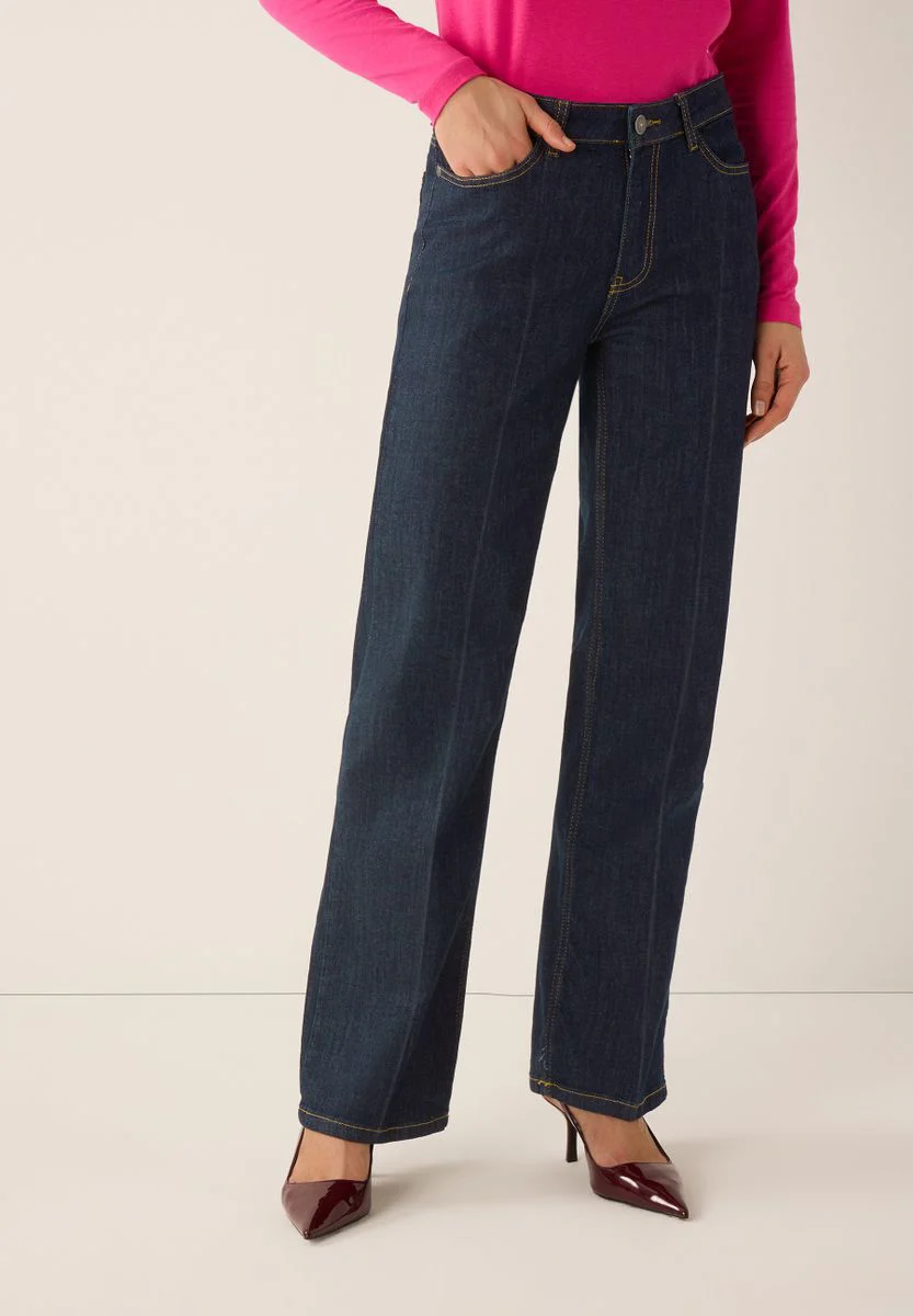 Wide Leg Denim Jeans - Image 2