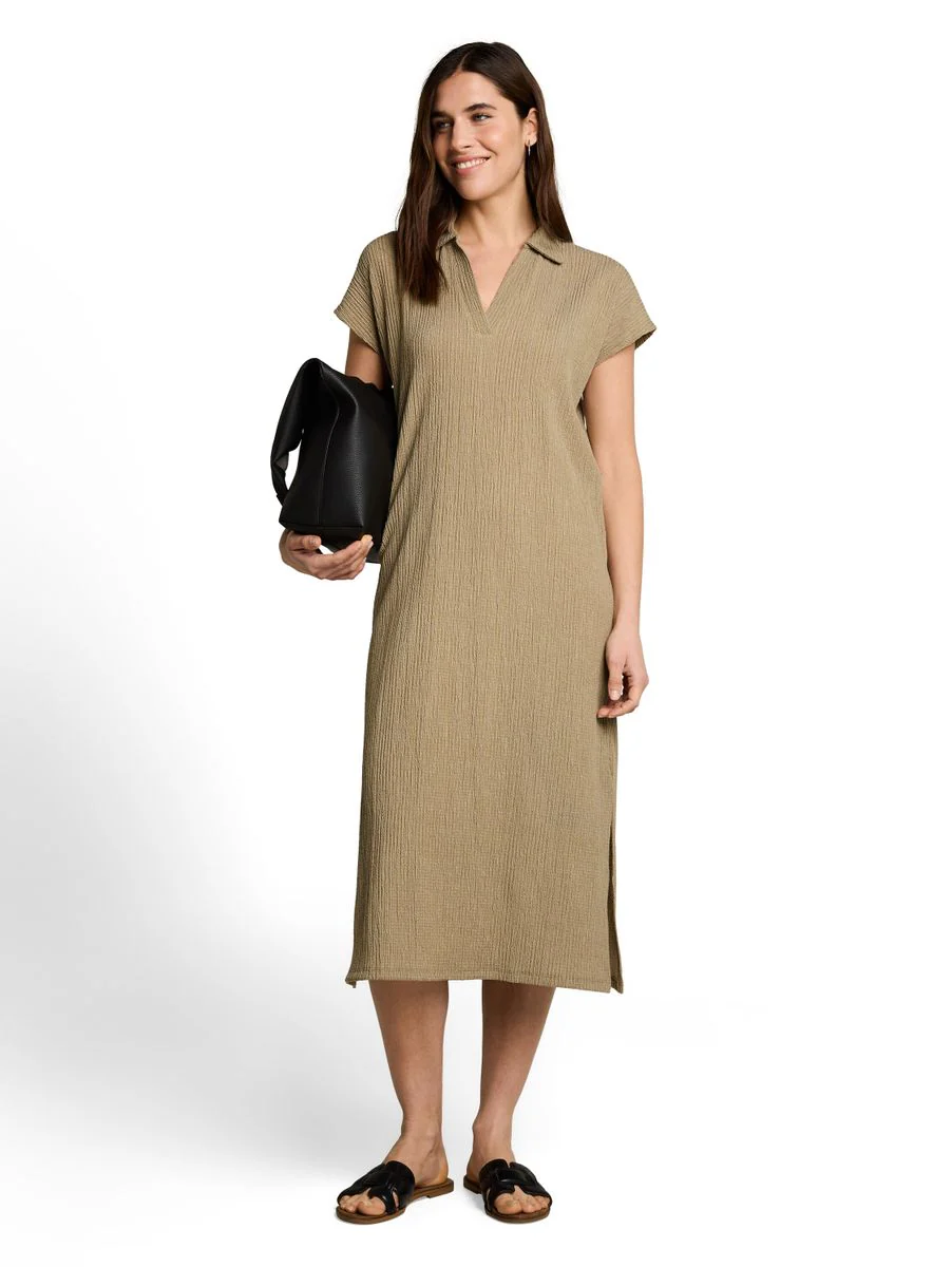 Midi-Kleid mit Polokragen - Image 2