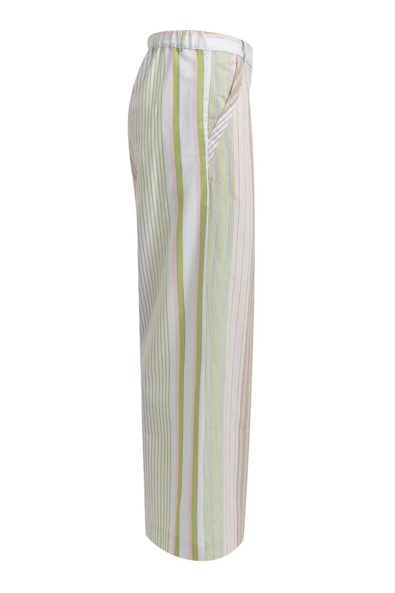 MULTICOLORED STRIPED PANTS - Image 2