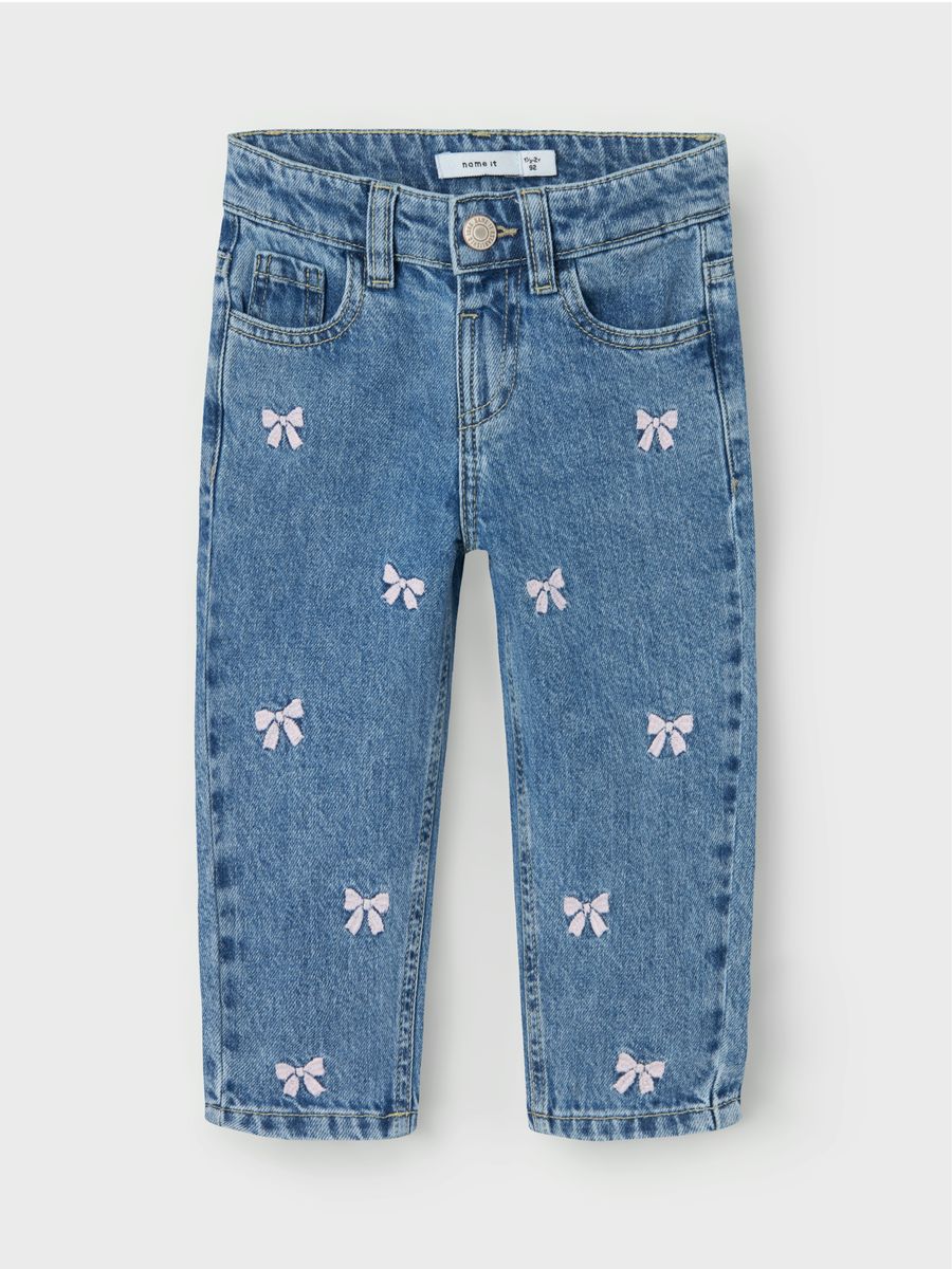 NMFBELLA MOM EMB JEANS 3285-BE NOOS - Image 4