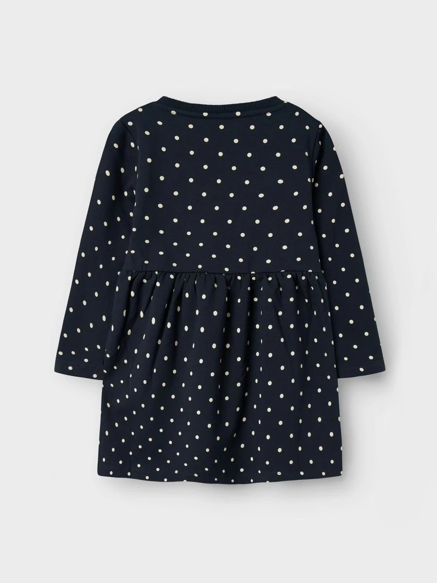 NMFDAVINA LS SWEAT BRU DRESS NOOS - Image 3