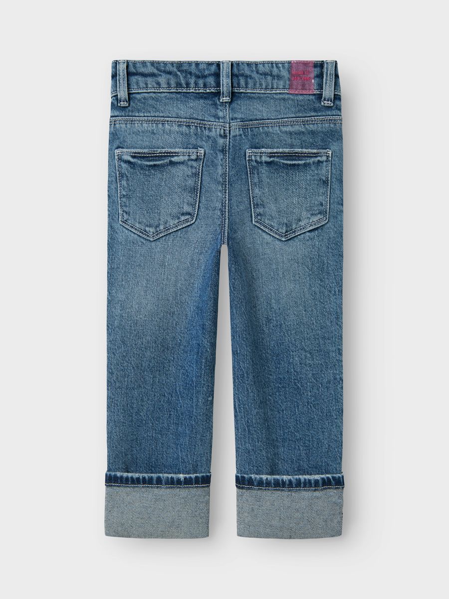 NMFROSE STRAIGHT FOLD JEANS 4224-AZ - Image 2