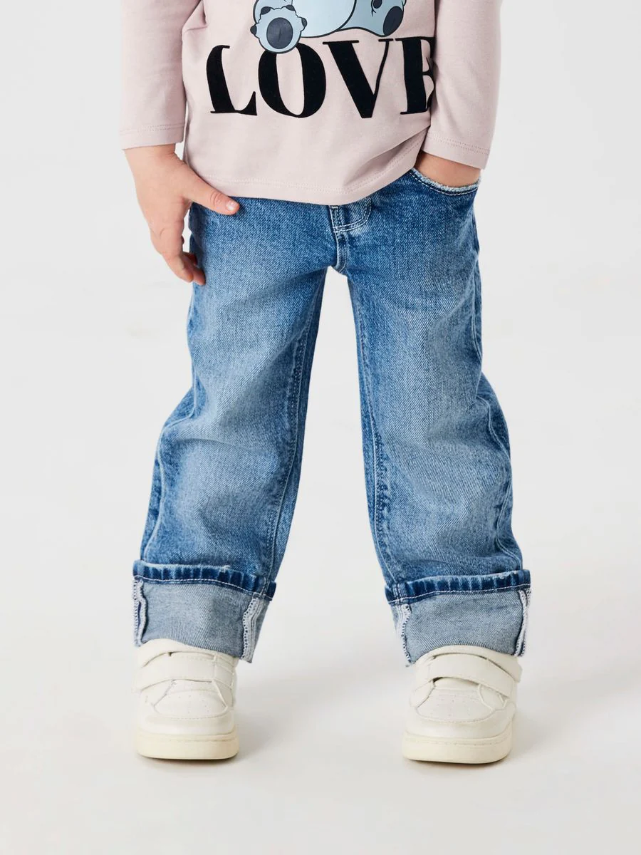 NMFROSE STRAIGHT FOLD JEANS 4224-AZ - Image 5
